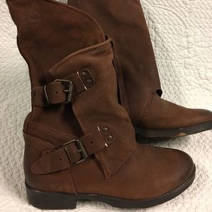 NWOB. Brown Coolway mid-calf boots. Size 7.